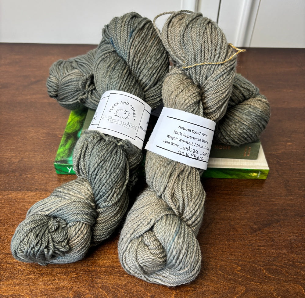 Natural Dyed Yarn Worsted