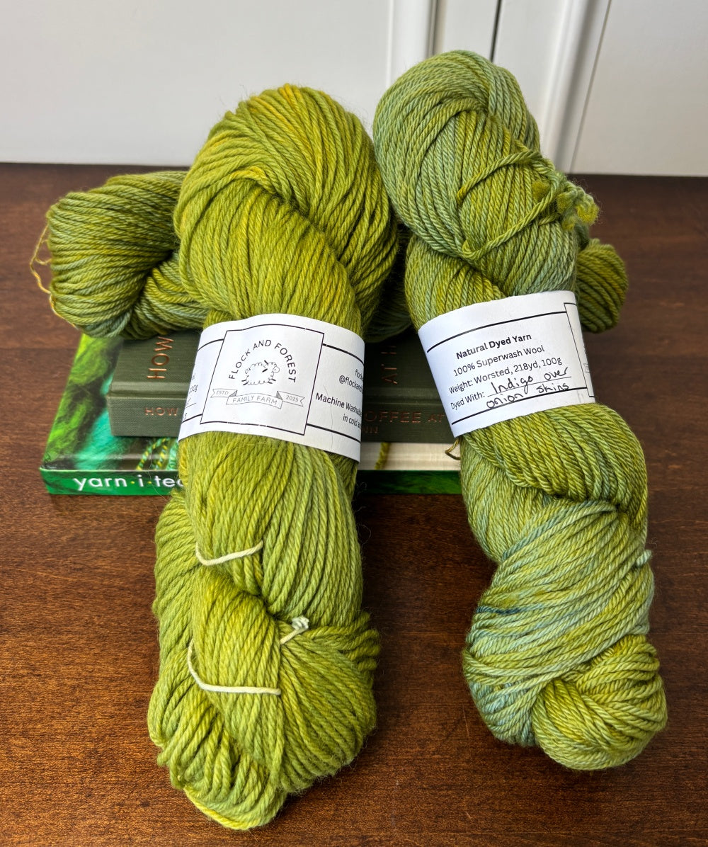 Natural Dyed Yarn Worsted