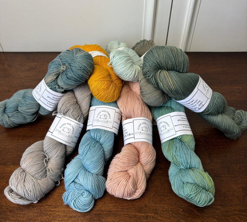 Natural Dyed Yarn Sock