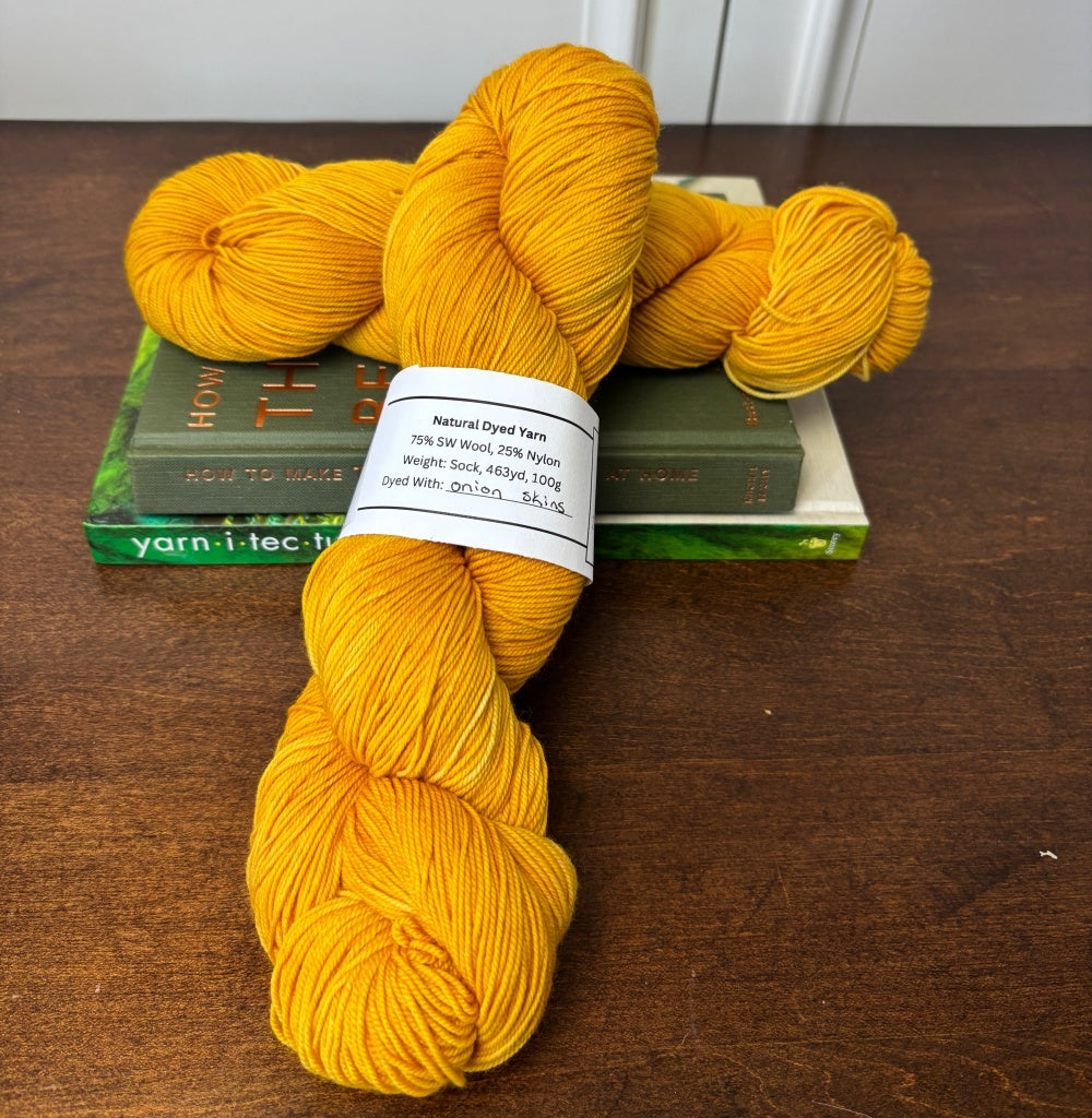 Natural Dyed Yarn Sock