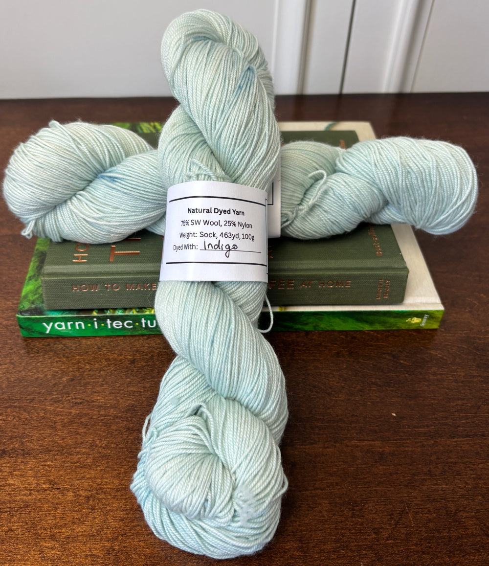 Natural Dyed Yarn Sock