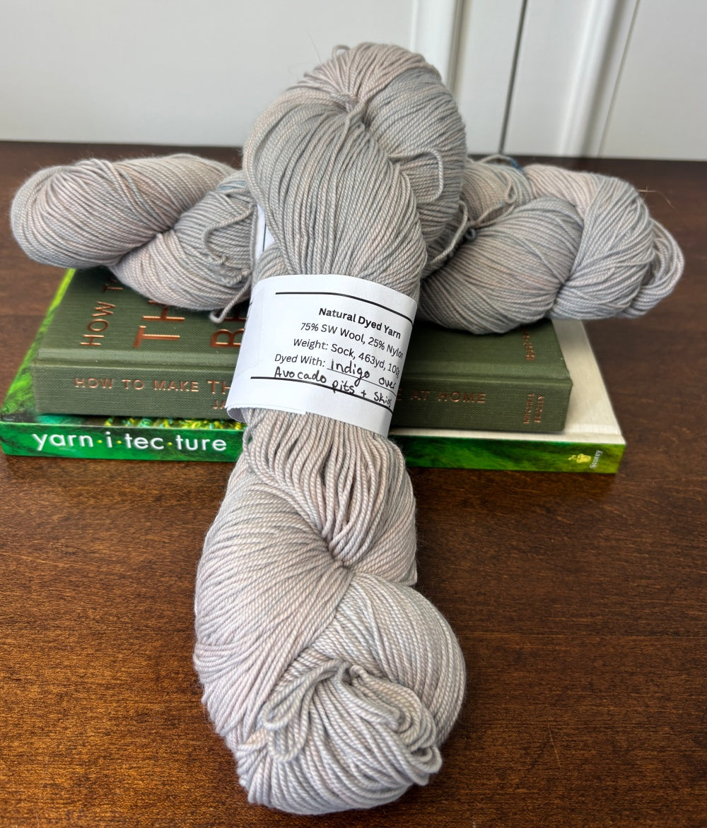 Natural Dyed Yarn Sock