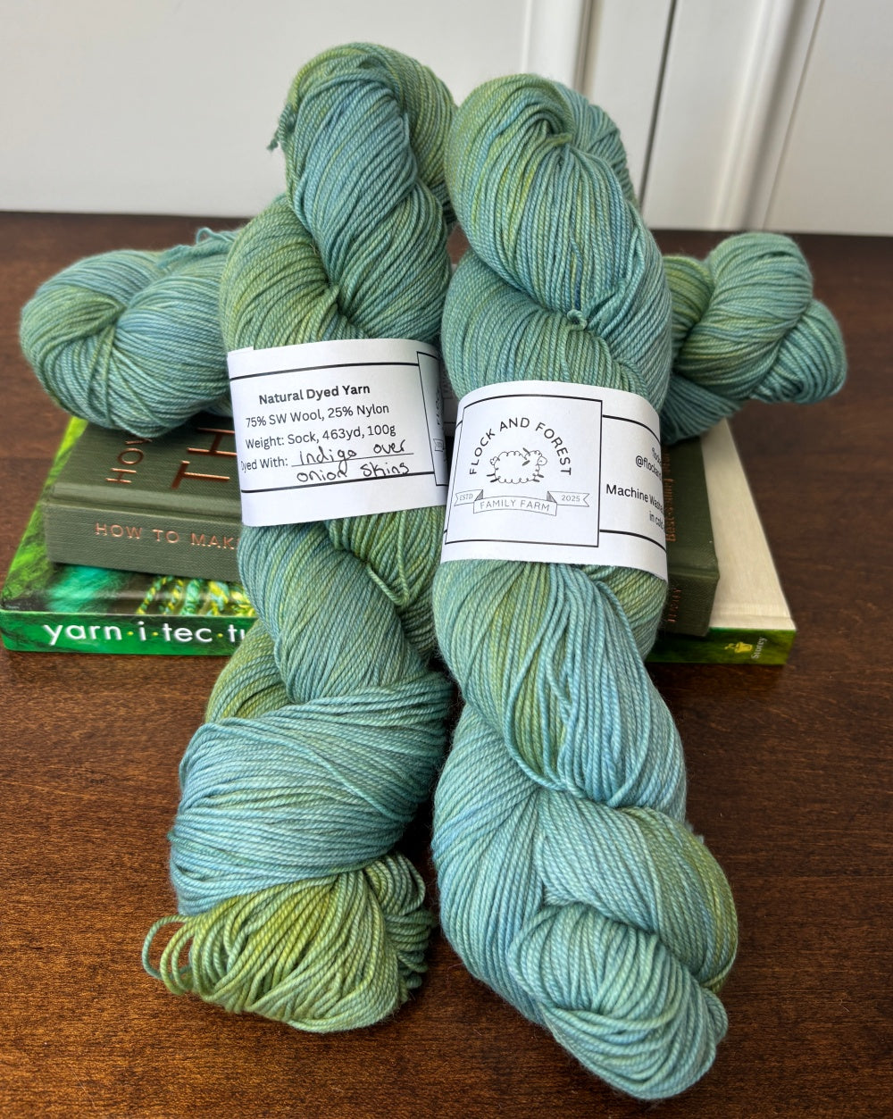 Natural Dyed Yarn Sock